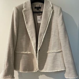Ann Taylor Sport Jacket/Blazer Size 10 Fringe